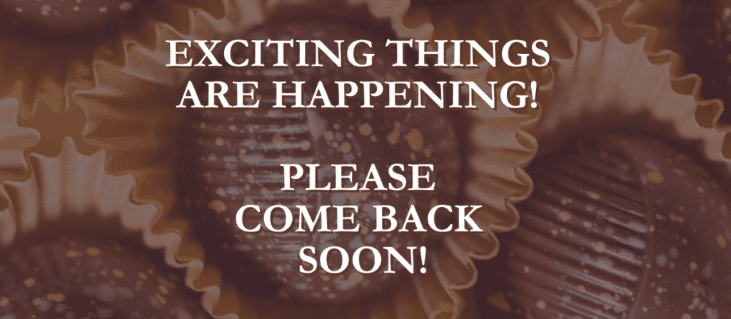 Exciting things are happening! Please come back soon!